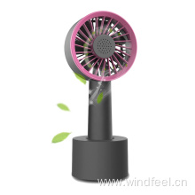 Portable USB Mini Table Fan Desk Handle Fan